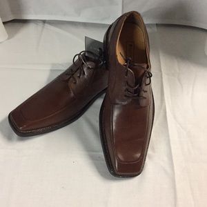 NIB Apt 9 Leather Oxfords Brown Size 9 Medium